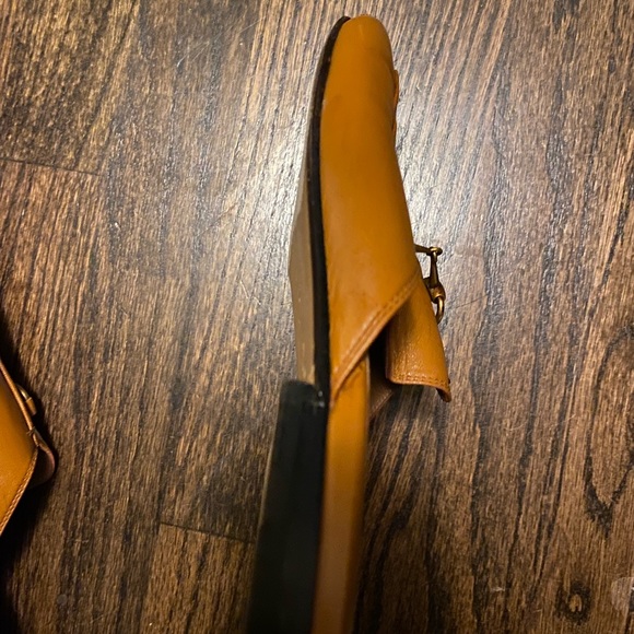 Gucci womens horse bit mule loafer slip on preworn calf skin broken in 38.5 - Picture 6 of 10